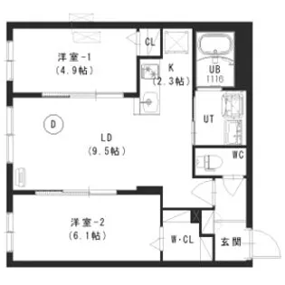 )ルチアーノN35【3階】の間取り