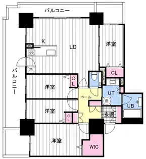 プレミスト札幌ターミナルタワー 803号室【8階】の間取り