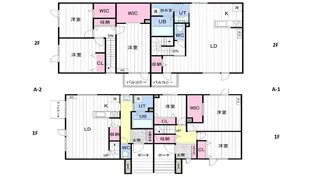 LEAFY FORET A棟【1階】の間取り