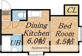 フラット・J麻生A棟【2階】の間取り