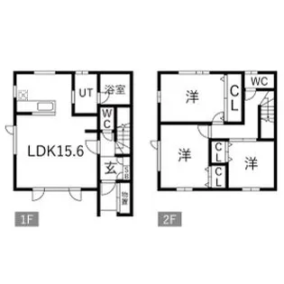 ウィステリア新琴似A棟【101号室】の間取り