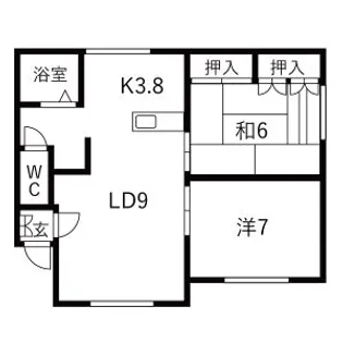 KHヒルズ【3階】の間取り