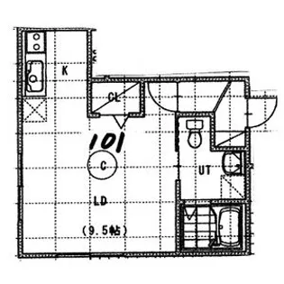 川沿ソルステージ【101号室】の間取り