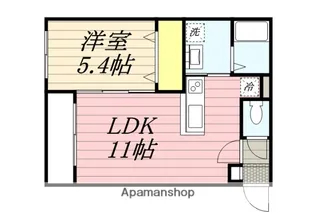 グランラヴィーヌ八軒【4階】の間取り