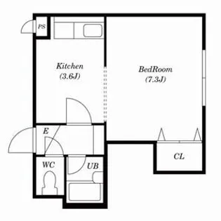 WILD MOGA(ワイルド モガ)【103号室号室】の間取り