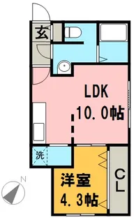ラフィネ北円山【0203号室】の間取り