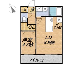 グランドライン【3階】の間取り