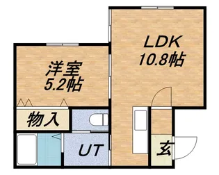 マイルーム北円山【4階】の間取り