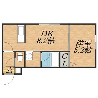 セルマ元町【3階】の間取り