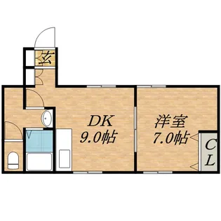 ハウスマエダ【101号室】の間取り
