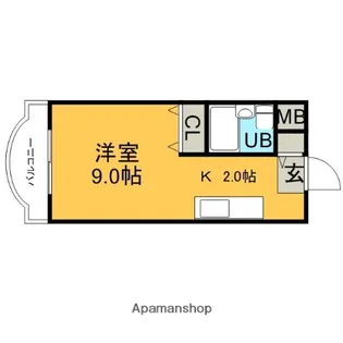 メゾン・ド・グルー【308号室】の間取り