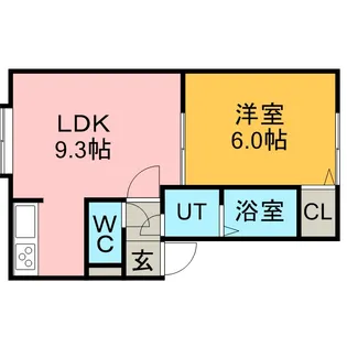 サンフラワー【202号室】の間取り