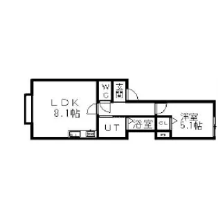 ブランドール【101号室】の間取り