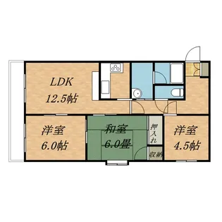 ΑNEXT北27条【4階】の間取り
