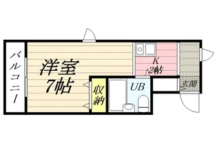 メゾン・ド・ルナール【401号室】の間取り