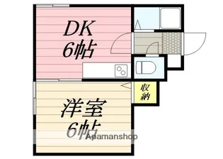 ベッツ北24【102号室】の間取り