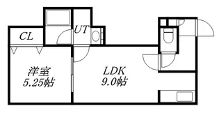 ドメスティ・プレサージュ【205号室】の間取り