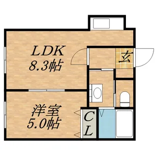 グレイスノート【301号室】の間取り