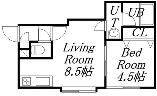 VERY【00206号室】の間取り