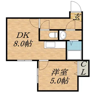 ハイム東環駅【203号室】の間取り