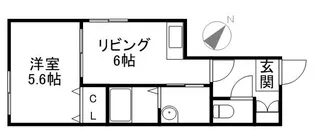 ル・レーブ【303号室】の間取り