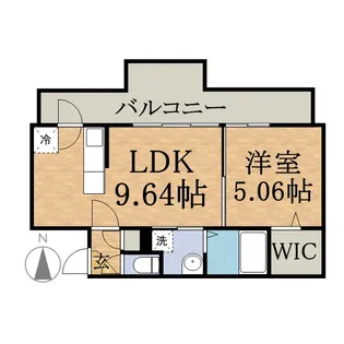MODENA表参道【7階】の間取り