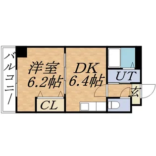 ターフサイド桑園【302号室】の間取り