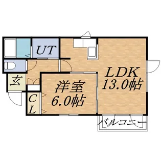 キャピタル神宮【4階】の間取り