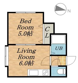 ビブレ43【2階】の間取り
