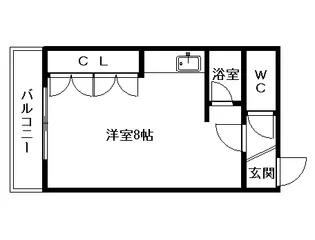 ヴァンクール北5条【603号室】の間取り