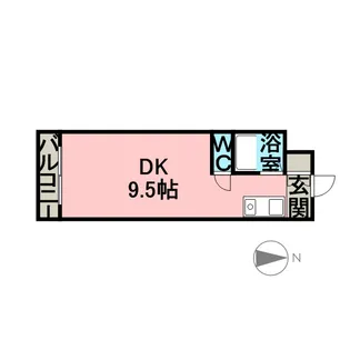 サンパレスN18【406号室】の間取り