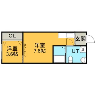 S-STUDIO【3階】の間取り