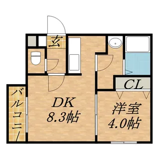 ルーエN15【0301号室】の間取り
