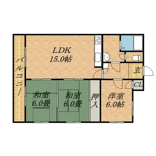 メゾン31【305号室】の間取り
