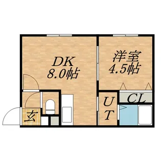 メゾンド・コー【101号室】の間取り