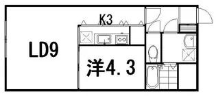 EーONE【4階】の間取り