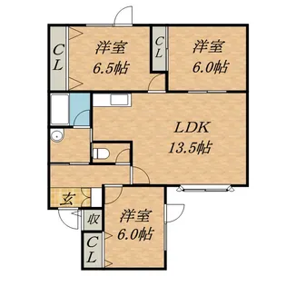 ヴィラ・ヴェルディ【202号室】の間取り