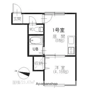 ハイムアストレア【3階】の間取り