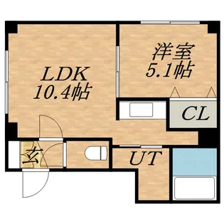 ラ・メゾン【1階】の間取り