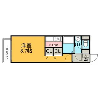 グレイスコート北18条【507号室】の間取り