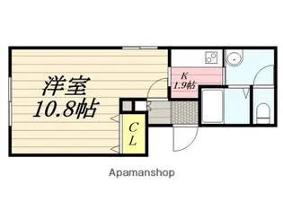 コーポ向日葵【203号室】の間取り