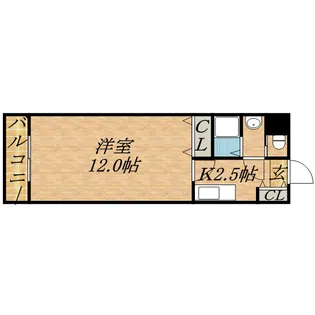 エルミーハイツ北12条【3階】の間取り