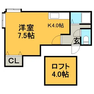 麻生ガーデンヒルズ【203号室】の間取り