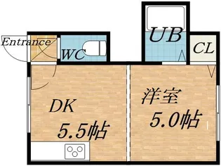 ビアンカマンション【13号室】の間取り