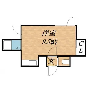 キャメロットⅠ【106号室】の間取り