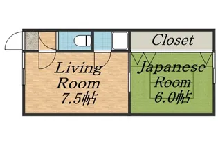 新川5ー2ハイツ【107号室】の間取り