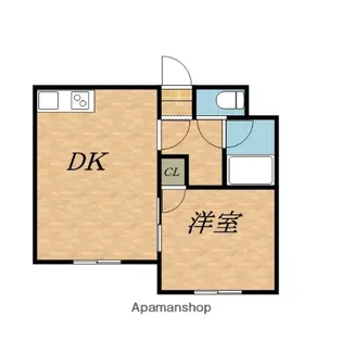 メゾンロベ36【3階】の間取り