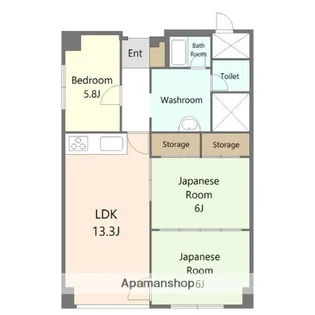美香保ローズビラ【5階】の間取り