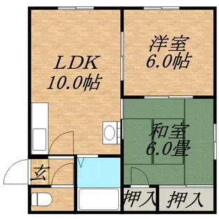 ラフォーレ40【402号室】の間取り