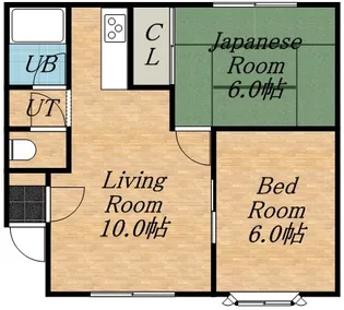 ドリームパレス【15号室】の間取り